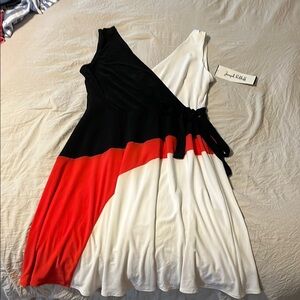 Joseph Ribkoff Black, Red, and White Women's Dress
